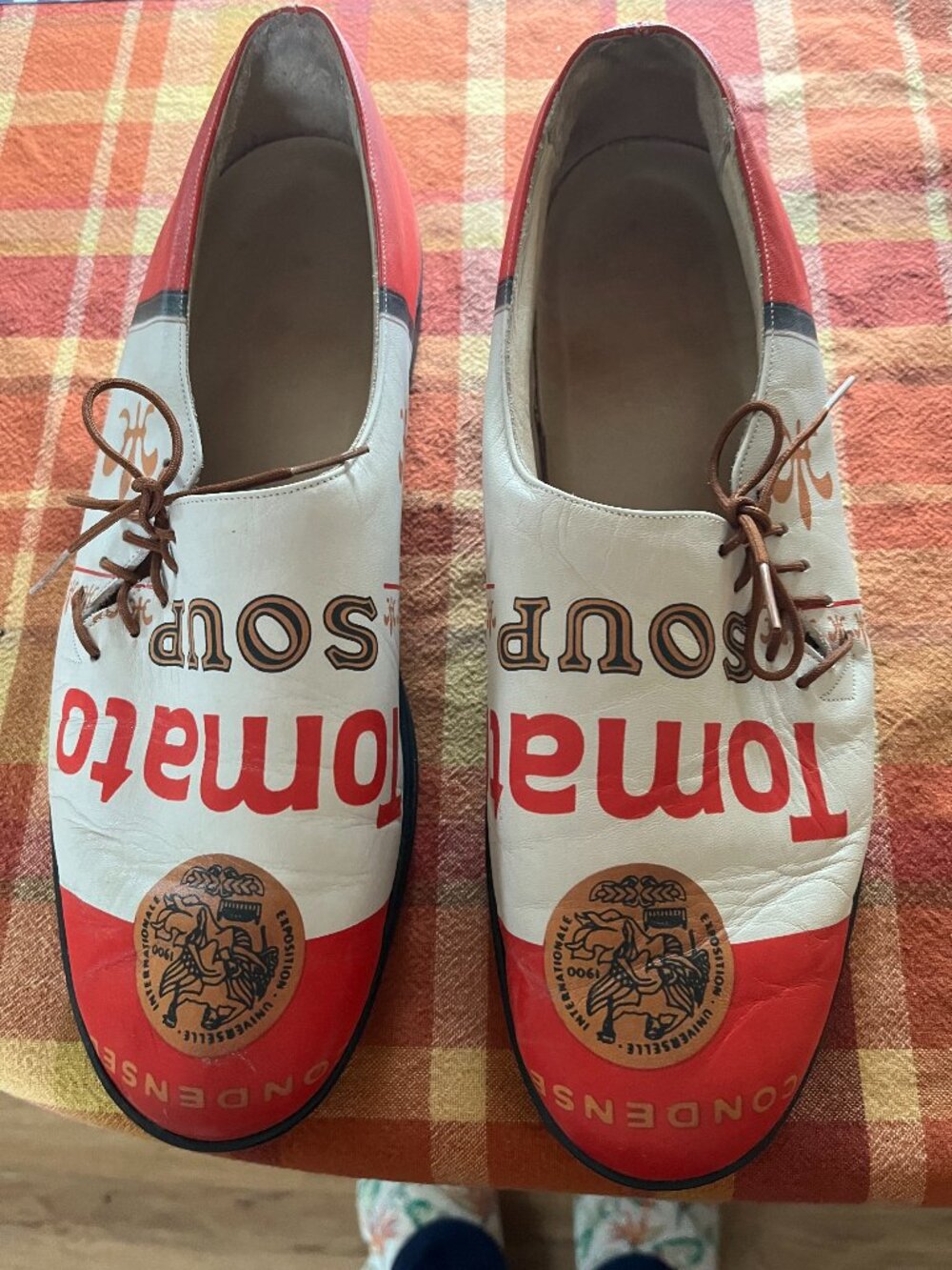 Campbell Tomatoe Soup Shoes
